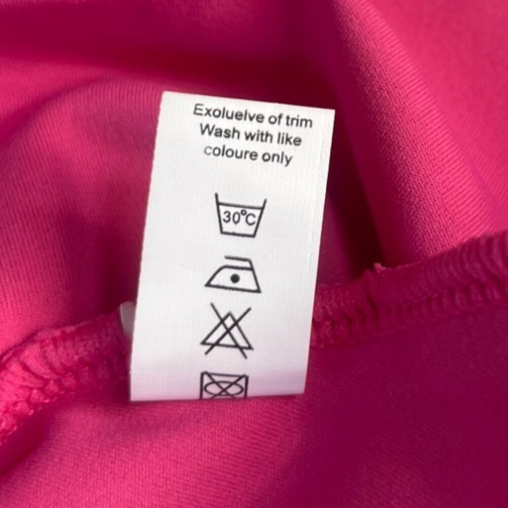 Qinsen Sleeveless Tennis Golf Dress Womens XL Pink New Undershorts - Picture 10 of 11